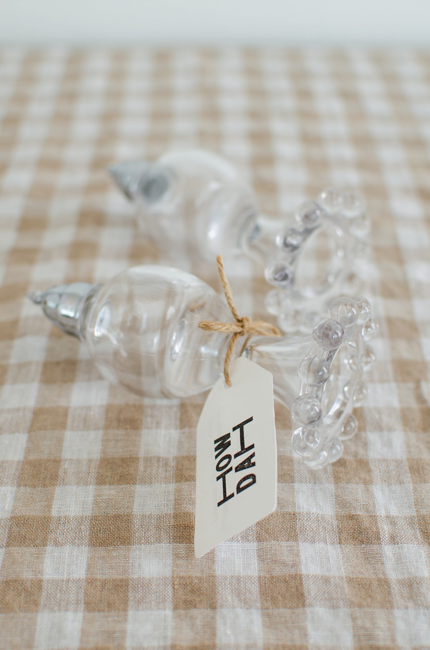 Ball-Edged Salt and Pepper Shakers