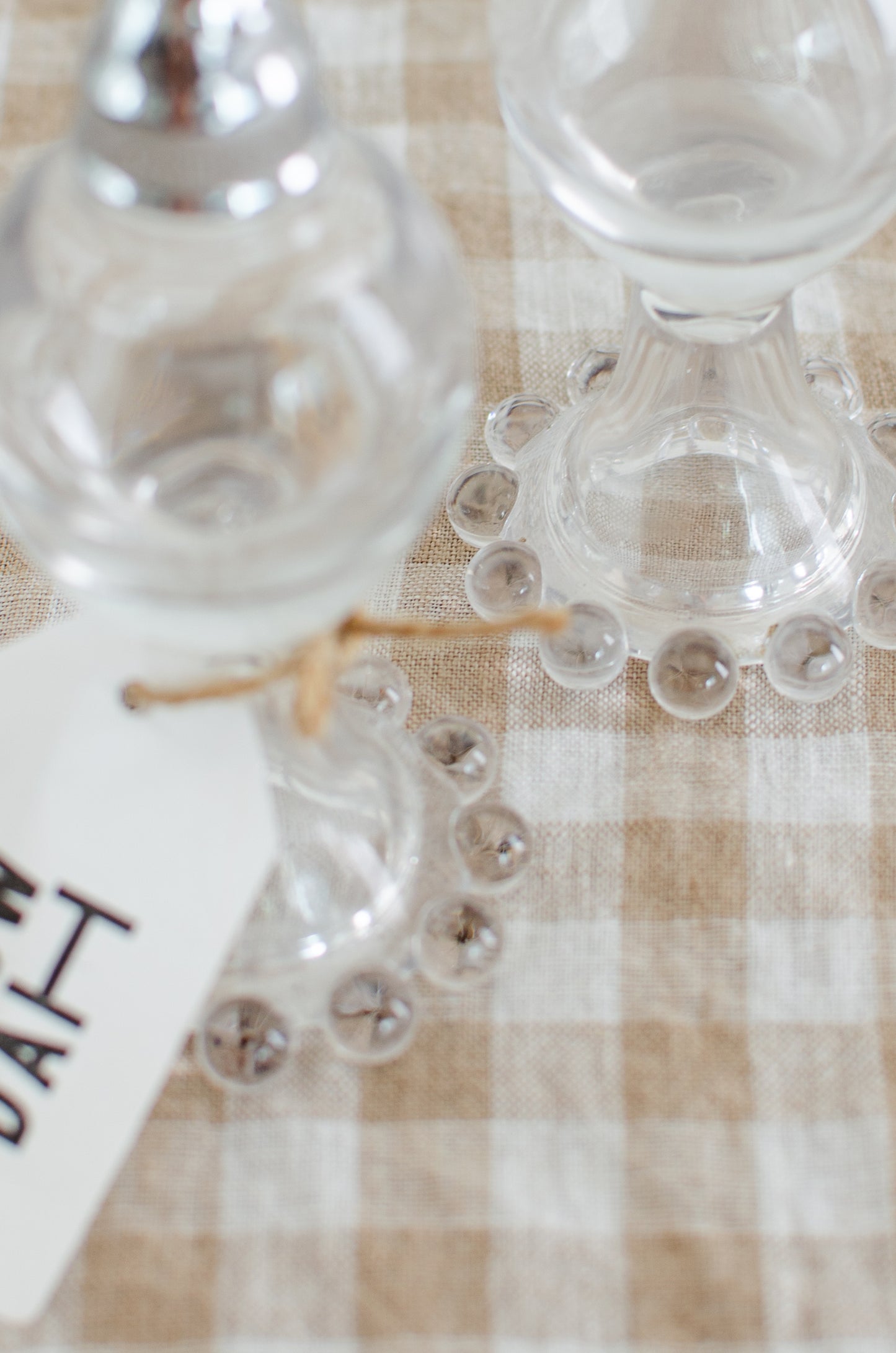 Ball-Edged Salt and Pepper Shakers