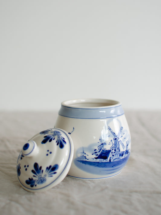 Delft Ceramic Jar