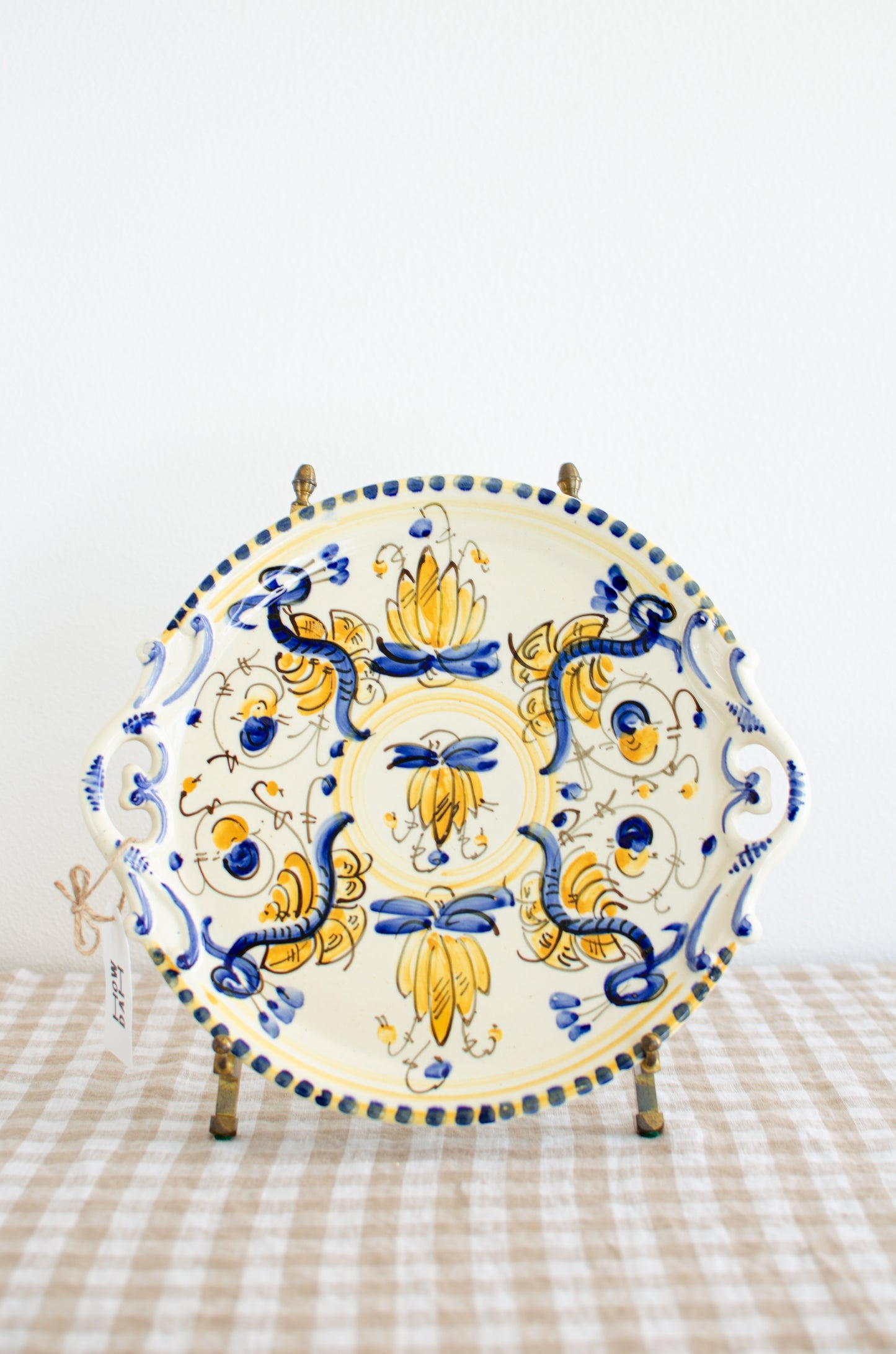 Large Decorative German Plate