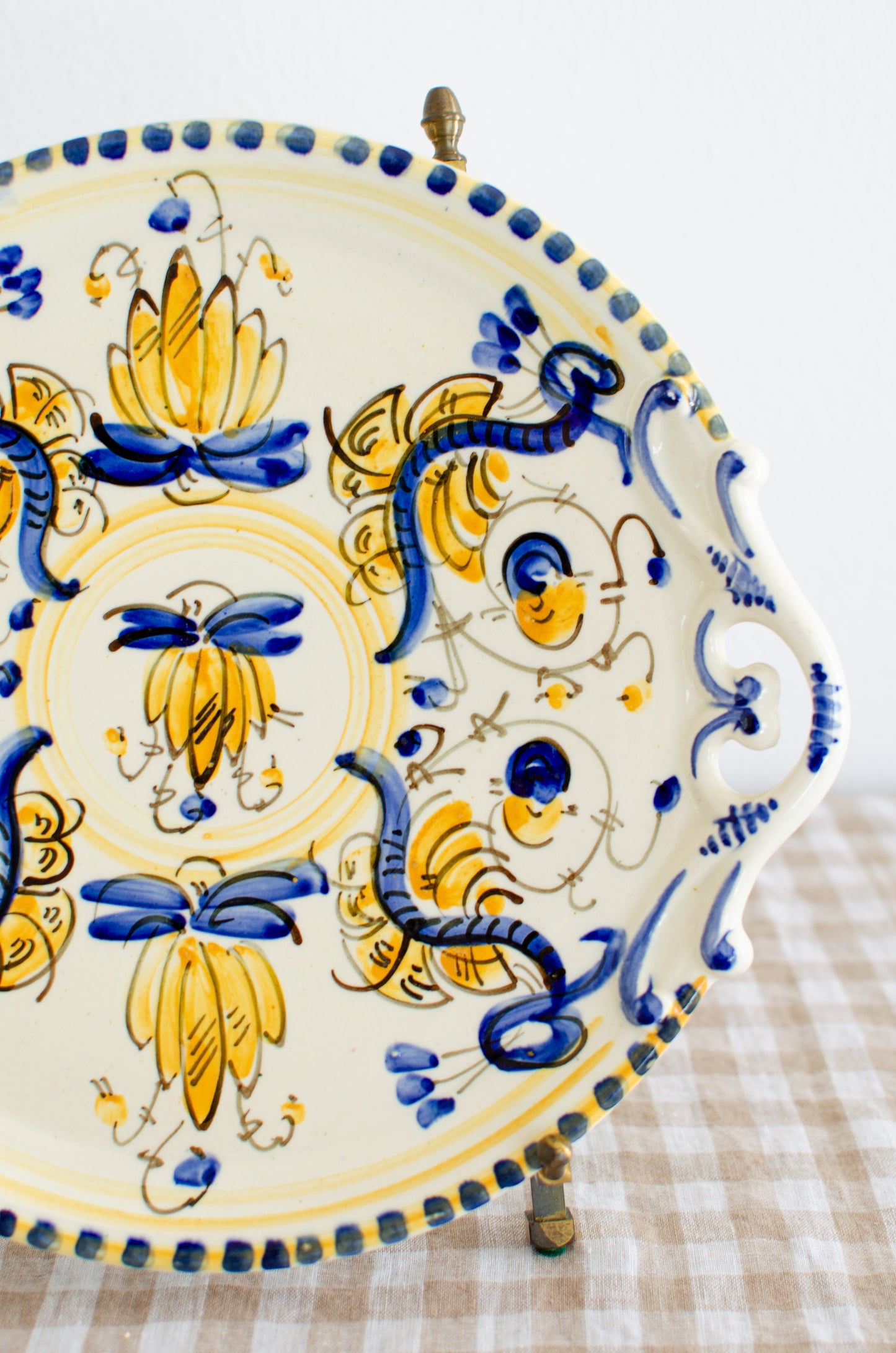 Large Decorative German Plate