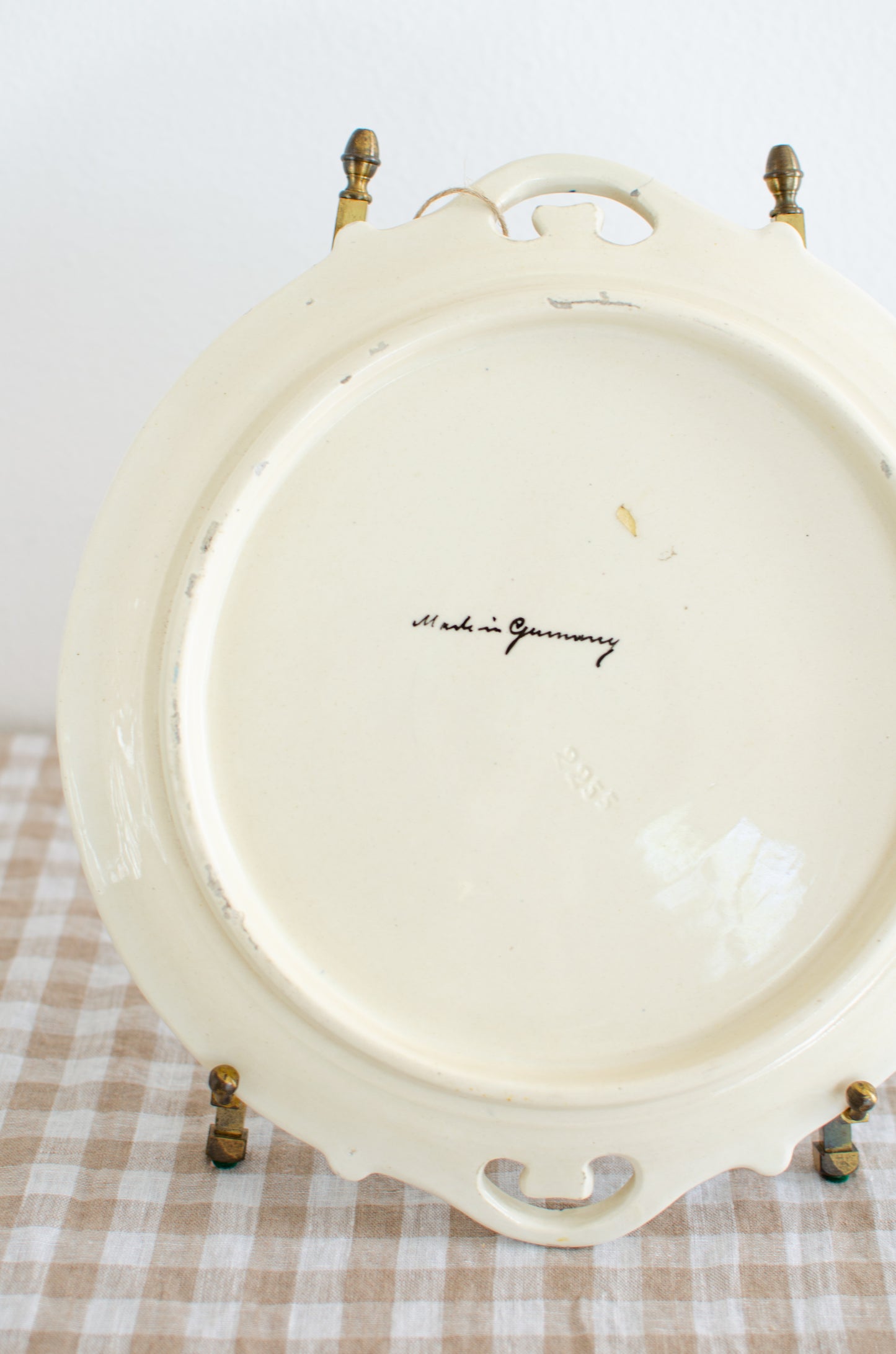 Large Decorative German Plate