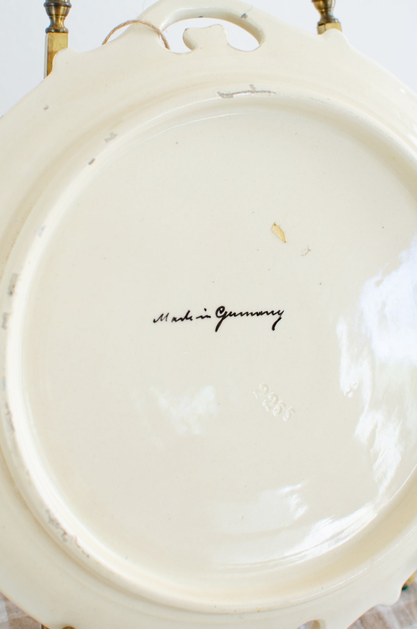 Large Decorative German Plate