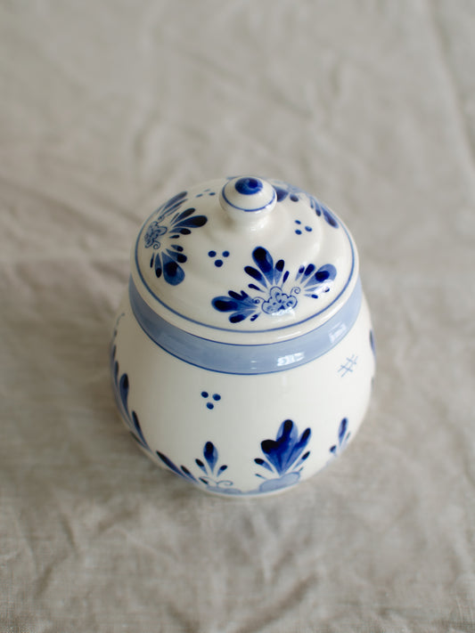 Delft Ceramic Jar