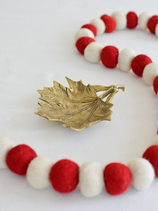 Brass Sugar Maple Leaf